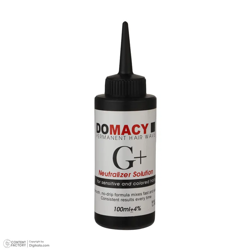 محلول فرکننده مو دوماسی مدل G-01 مناسب موهای رنگ شده حجم 100 میلی لیتر بسته دو عددی - تصویر 3