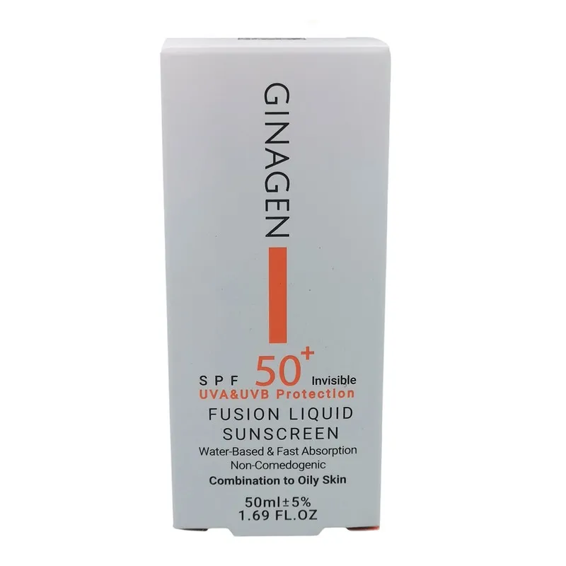 کرم ضد آفتاب رنگی ژیناژن SPF 50 مدل 00 مناسب پوستهای مختلط و چرب حجم 50 میلیلیتر مجموعه دو عددی - تصویر 2