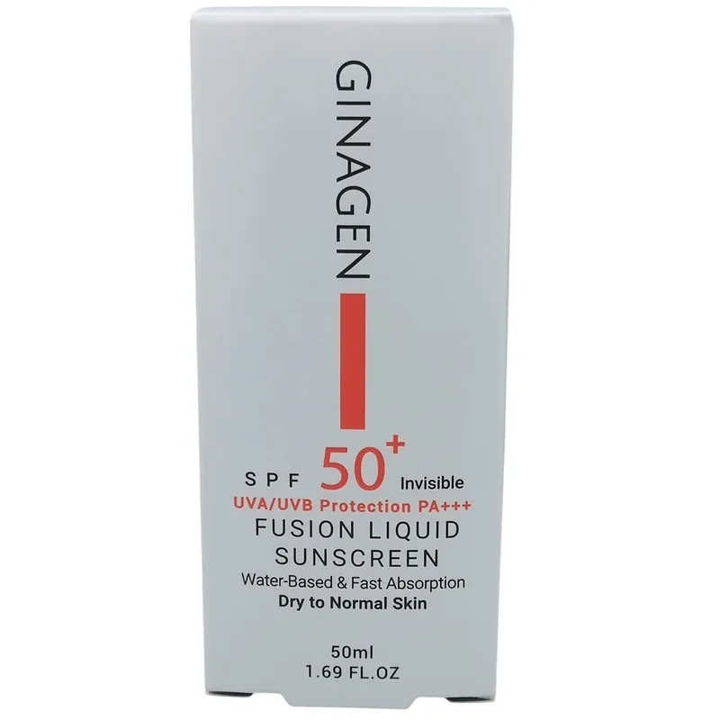 کرم ضد آفتاب بدون رنگ ژیناژن SPF 50 مدل 00 محافظ UVA ،UVB ، مناسب پوست‌های خشک و معمولی حجم 50 میلی‌لیتر مجموعه دو عددی - تصویر 2