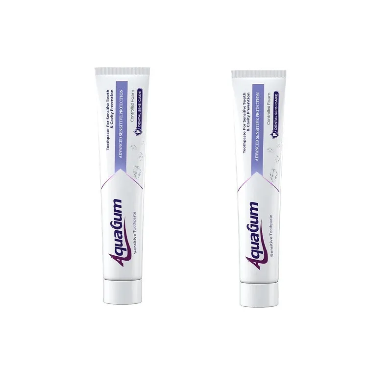 خمیر دندان آکوا گام مدل DENTAL SENSI CARE حجم 100 میلی لیتر مجموعه دو عددی