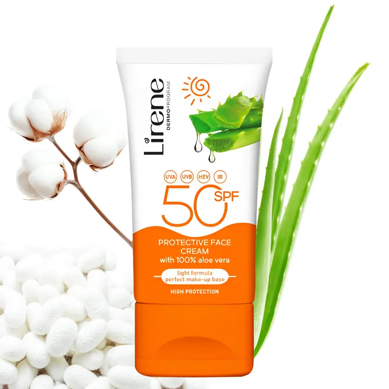 کرم ضد آفتاب بدون رنگ لایرن SPF 50 مدل Fusion Water محافظ IR ، HEV ، UVB ، UVA و PA++++ ضد حساسیت، ضد چروک و ضد پیری، مناسب انواع پوست حجم 50 میلیلیتر - تصویر 3