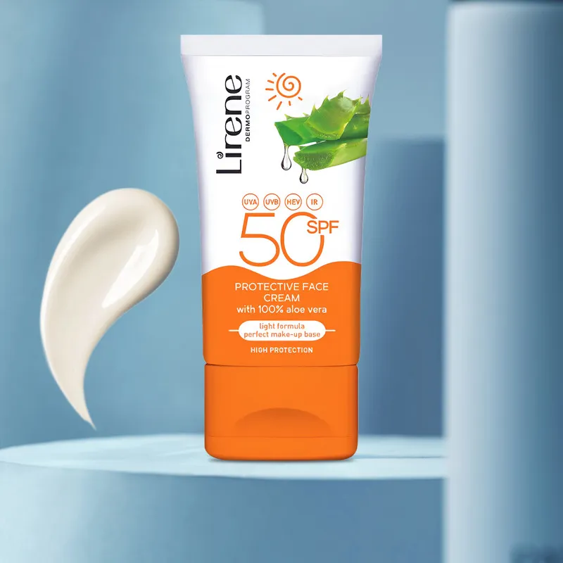 کرم ضد آفتاب بدون رنگ لایرن SPF 50 مدل Fusion Water محافظ IR ، HEV ، UVB ، UVA و PA++++ ضد حساسیت، ضد چروک و ضد پیری، مناسب انواع پوست حجم 50 میلیلیتر - تصویر 4