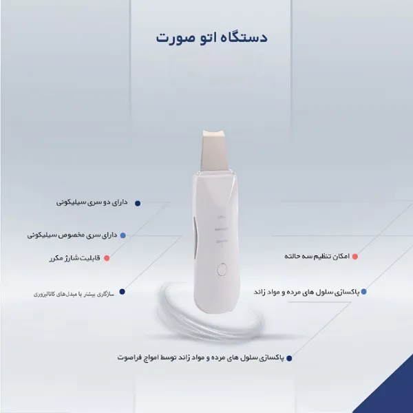 دستگاه اتو صورت مدل MUTE 8818 - تصویر 4