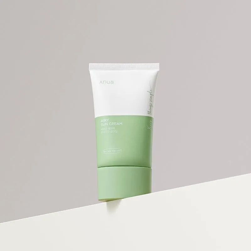 کرم ضد آفتاب بی رنگ آنوا SPF 50 مدل Airy محافظ UVA ،UVB و 50 PA+++، ضد حساسیت، مناسب انواع پوست معمولی و حساس حجم 50 میلیلیتر - تصویر 2