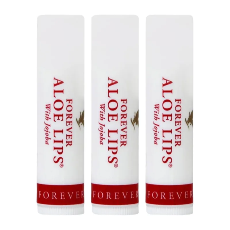 بالم لب ماتیکی فوراور مدل Aloe Lips حجم 4.25ml نرمکننده، مرطوبکننده، آبرسان و محافظتکننده لب در برابر خشکی و آسیبهای محیطی، مجموعه 3 عددی - تصویر 2