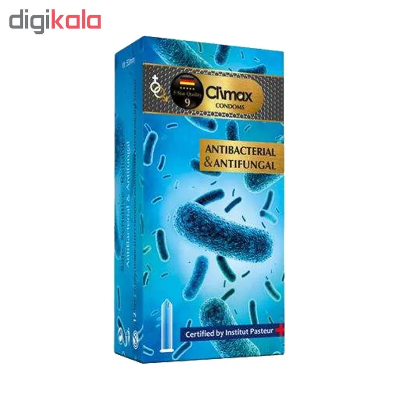 کاندوم کلایمکس مدل Antibactrial بسته 12 عددی به همراه کاندوم مدل Gift - تصویر 2