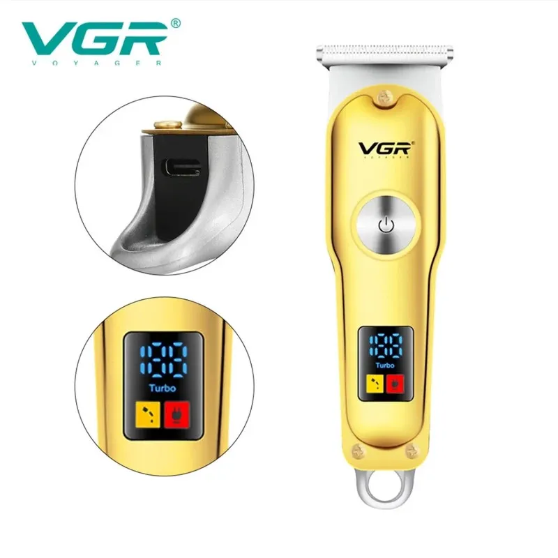 ماشین اصلاح موی سر و صورت شارژی وی جی ار مدل v-290- stars - تصویر 3
