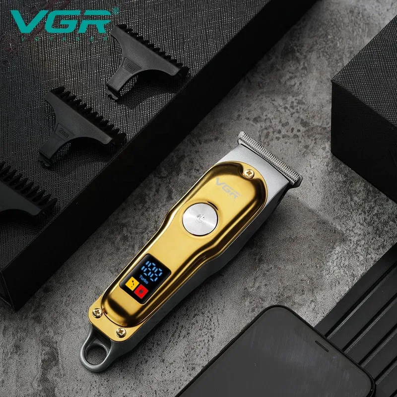 ماشین اصلاح موی سر و صورت شارژی وی جی ار مدل v-290- stars - تصویر 6