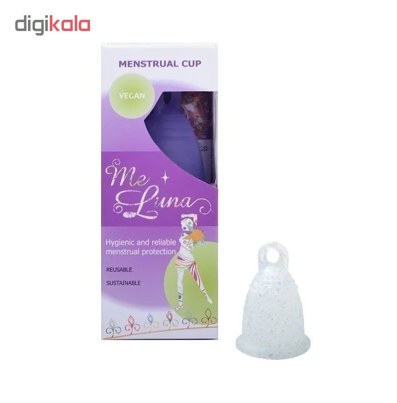 کاپ قاعدگی ملونا مدل کلاسیک حلقه سایز متوسط - تصویر 3