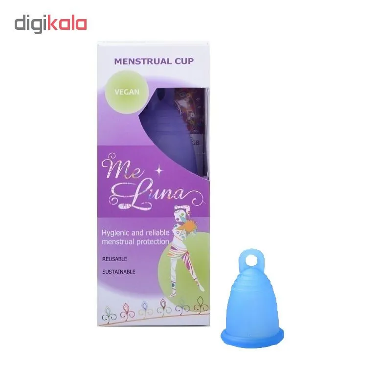 کاپ قاعدگی ملونا مدل کلاسیک حلقه سایز متوسط - تصویر 4
