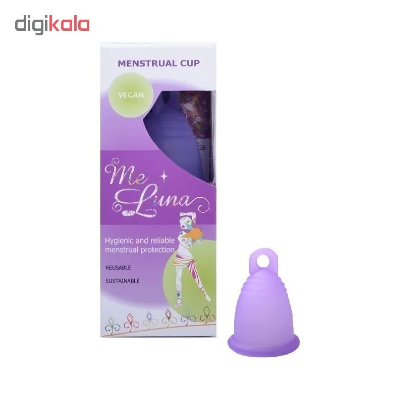 کاپ قاعدگی ملونا مدل کلاسیک حلقه سایز متوسط - تصویر 5