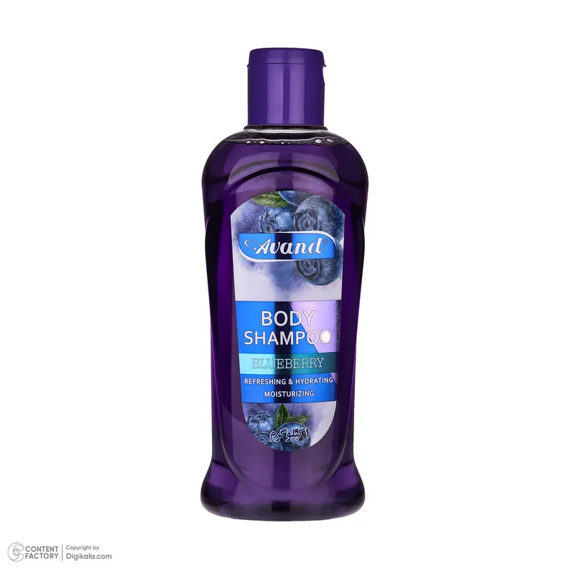 شامپو بدن آوند مدل Blueberry مناسب انواع پوست وزن 1000 گرم - تصویر 2