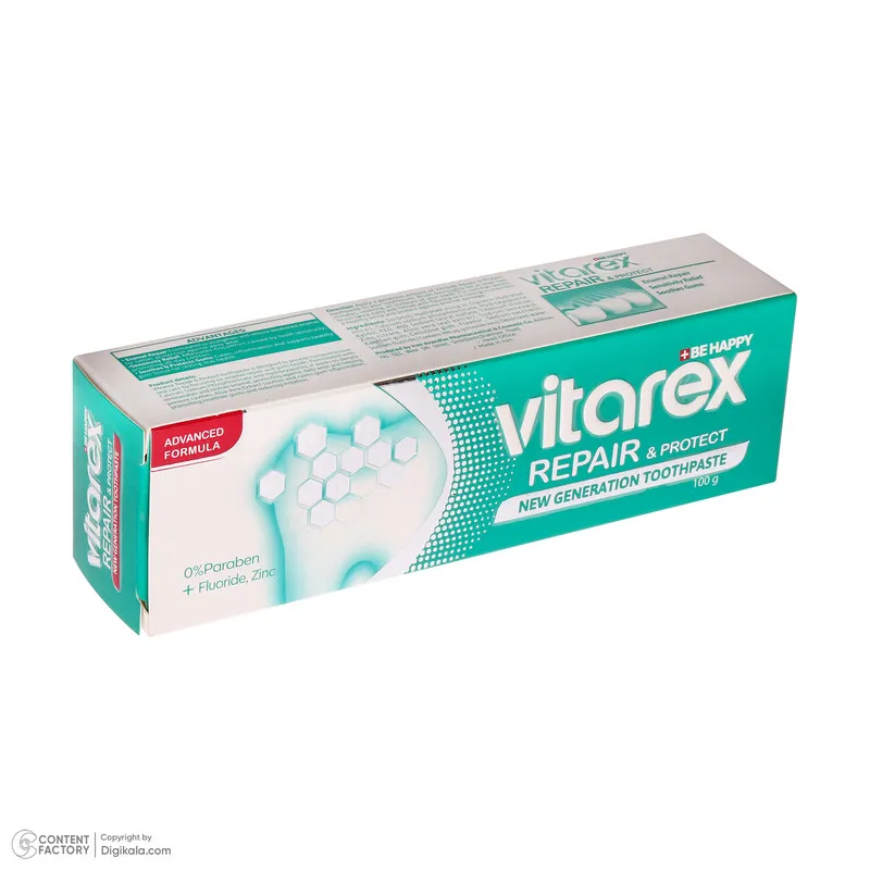 خمیر دندان ویتارکس مدل Repair and protect وزن 100 گرم - تصویر 4