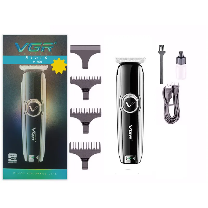 ماشین اصلاح موی سر و صورت شارژی وی جی ار مدل V-168-stars gp - تصویر 3