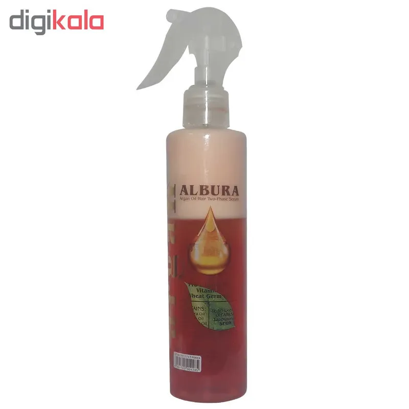اسپری مو آلبورا مدل ARGAN OIL حجم 230 میلی لیتر - تصویر 2