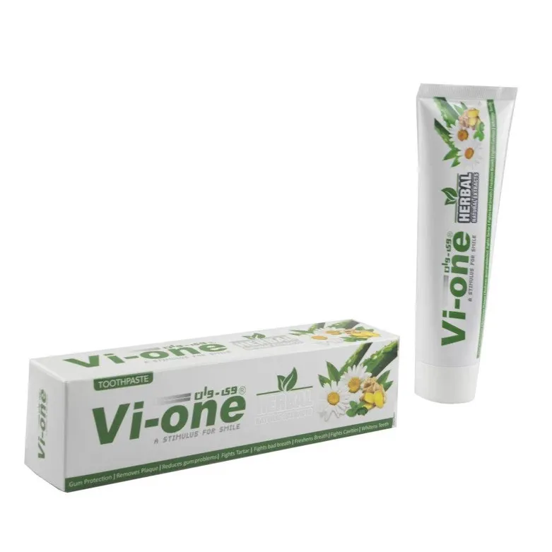خمیر دندان وی وان مدل Herbal حجم 80 میلی لیتر بسته 2 عددی - تصویر 2