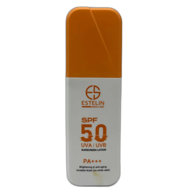 لوسیون ضد آفتاب بدون رنگ استیلن SPF 50 مدل فوق مرطوب کننده، محافظ UVA ،UVB و +++PA مناسب برای انواع پوست حجم 75 میلیلیتر