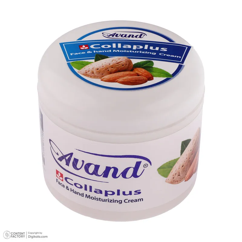 کرم مرطوب کننده دست و صورت آوند مدل Almond مناسب انواع پوست وزن 200 گرم - تصویر 2