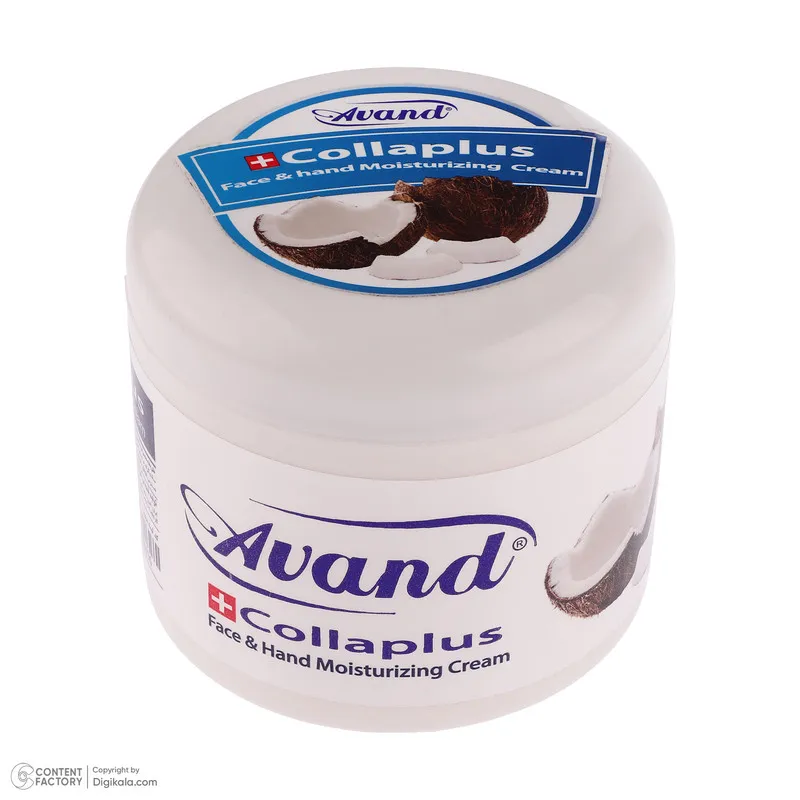 کرم مرطوب کننده دست و صورت آوند مدل Coconut مناسب انواع پوست وزن 200 گرم - تصویر 2