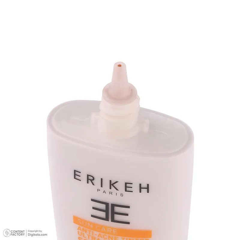 کرم ضد آفتاب رنگی صورت اریکه SPF 50 مدل Anti-Acne حاوی محافظ UVA و UVB مناسب پوست‌های آکنه‌ ای حجم 50 میلی لیتر - تصویر 4
