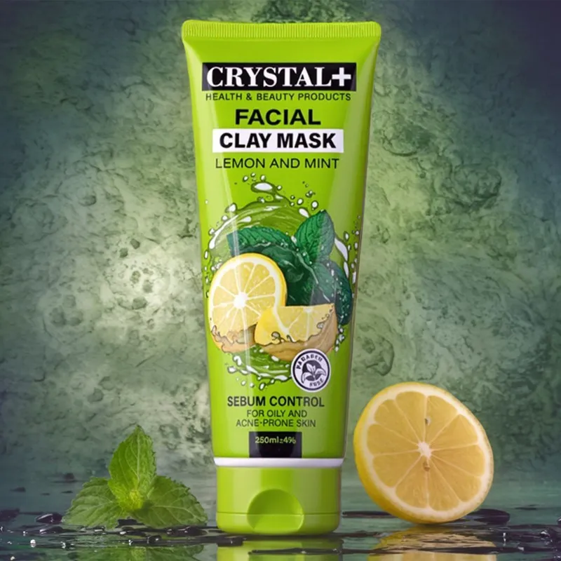 ماسک صورت کریستال مدل خاک رس حجم 250 میلی لیتر مجموعه دو عددی - تصویر 3