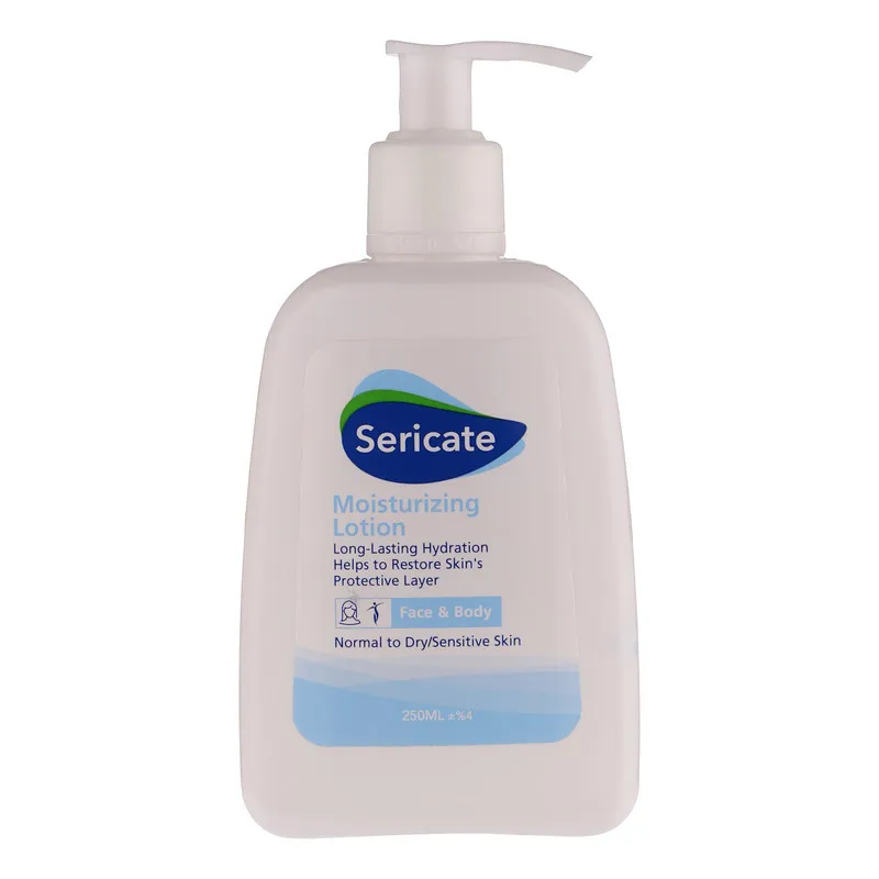 لوسیون بدن سری کیت مدل moisturizing حجم 250 میلیلیتر مناسب پوست خشک و حساس، ضد خشکی، قابل استفاده برای صورت و بدن، با بستهبندی تیوبی پلاستیکی، دارای مجوز سازمان غذا و دارو