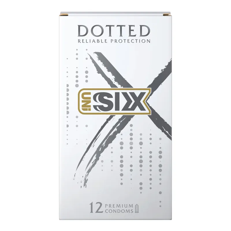  کاندوم سیکس مدل Dotted بسته 12 عددی
