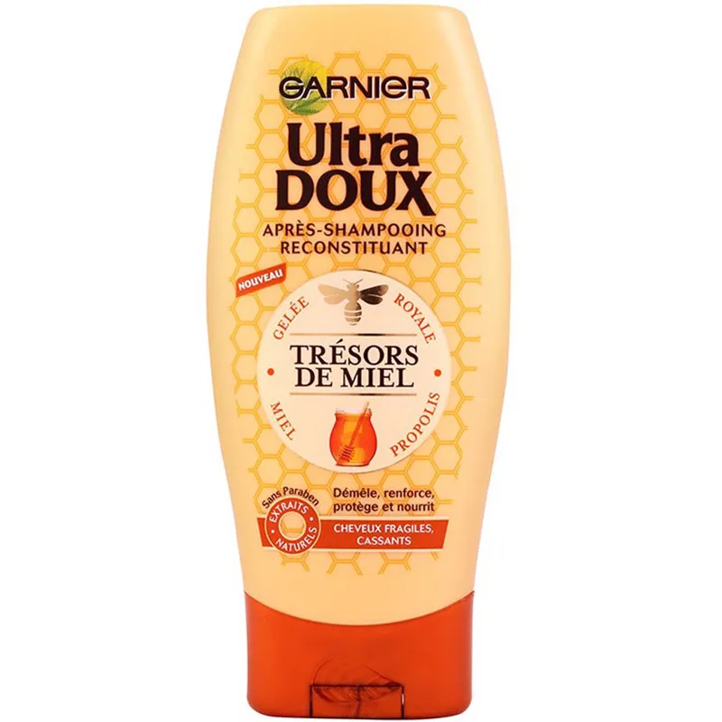 نرم کننده مو گارنیه سری Ultra Doux مدل Honey حجم 200 میلی لیتر