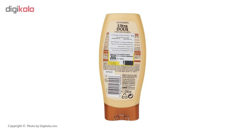 نرم کننده مو گارنیه سری Ultra Doux مدل Honey حجم 200 میلی لیتر - تصویر 2