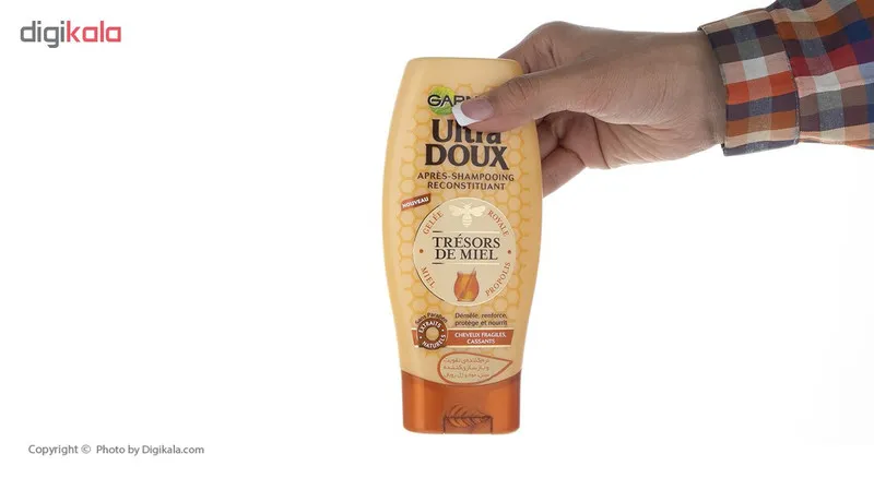 نرم کننده مو گارنیه سری Ultra Doux مدل Honey حجم 200 میلی لیتر - تصویر 5