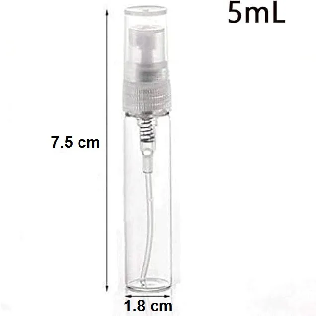 محفظه نگهدارنده عطر مدل 5ml حجم 5 میلی لیتر بسته 5 عددی - تصویر 3