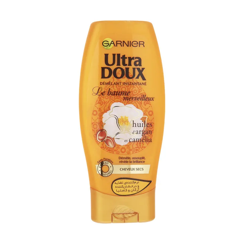 نرم کننده مو گارنیه سری Ultra Doux مدل Argan Camelia حجم 200 میلی لیتر