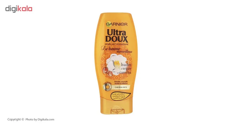 نرم کننده مو گارنیه سری Ultra Doux مدل Argan Camelia حجم 200 میلی لیتر - تصویر 4