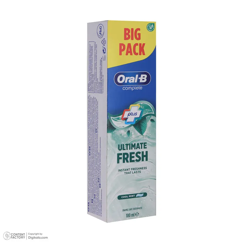 خمیردندان اورال-بی مدل Ultimate Fresh حجم 100 میلی لیتر - تصویر 4