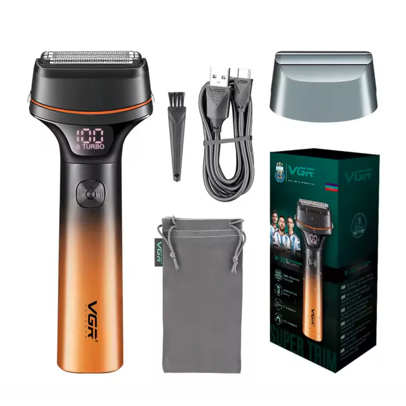 ماشین اصلاح صورت شارژی وی جی ار مدل v-382 - تصویر 4