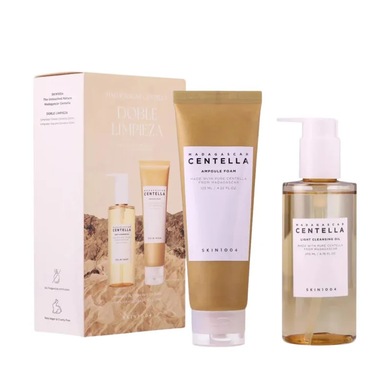 روغن پاک کننده اسکین 1004 مدل Centella مناسب انواع پوست حجم 200 میلی لیتر به همراه فوم پاک کننده اسکین 1004 مدل Centella مناسب انواع پوست حجم 125 میلی لیتر - تصویر 3