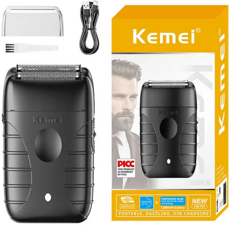 ماشین اصلاح موی سر شارژی کیمی مدل KM-2296,KM-2299,KM-T95 بسته 3 عددی - تصویر 5