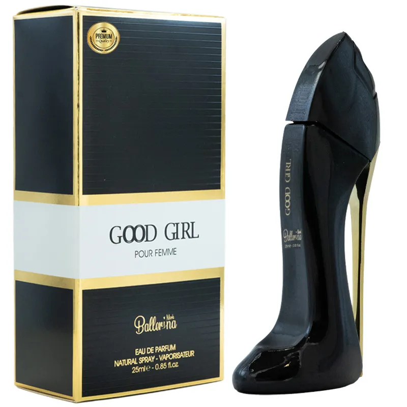 عطر جیبی زنانه بالرینا مدل گود گرل با رایحه گرم حجم 25 میلی لیتر