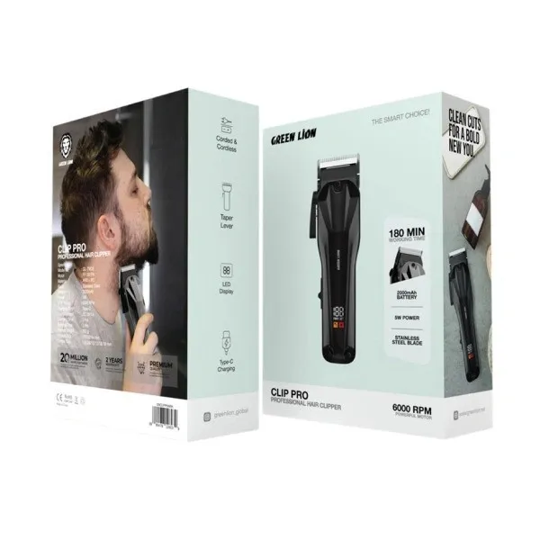 ماشین اصلاح موی سر و صورت شارژی گرین لاین مدل Clip-Pro Professional - تصویر 2