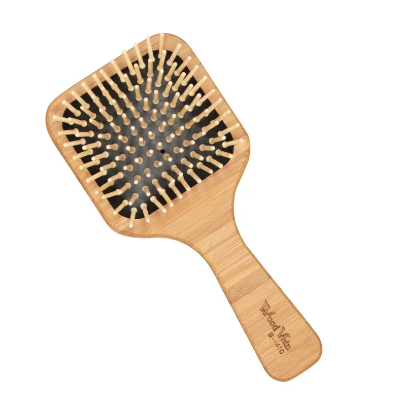 برس مو وودوین مدل چهارگوش چوبی بامبو کد B_410 - تصویر 3