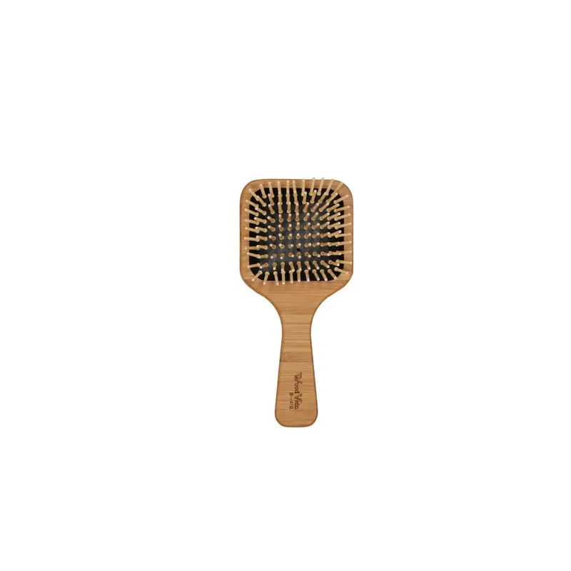 برس مو وودوین مدل چهارگوش چوبی بامبو کد B_410 - تصویر 6