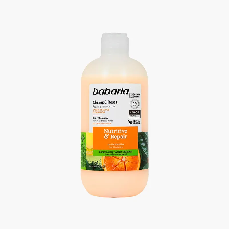 شامپو تقویت کننده و ترمیم کننده مو زنانه باباریا مدل Nutritive . Repair مناسب برای موهای خشک و آسیب دیده حجم 500 میلی لیتر - تصویر 2