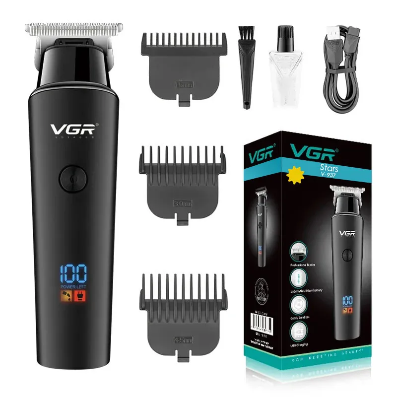 ماشین اصلاح موی سر و صورت شارژی وی جی ار مدل V-937stars - تصویر 3