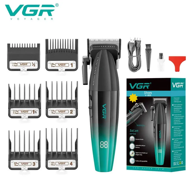ماشین اصلاح موی سر و صورت شارژی وی جی ار مدل V-003(Stars) - تصویر 3