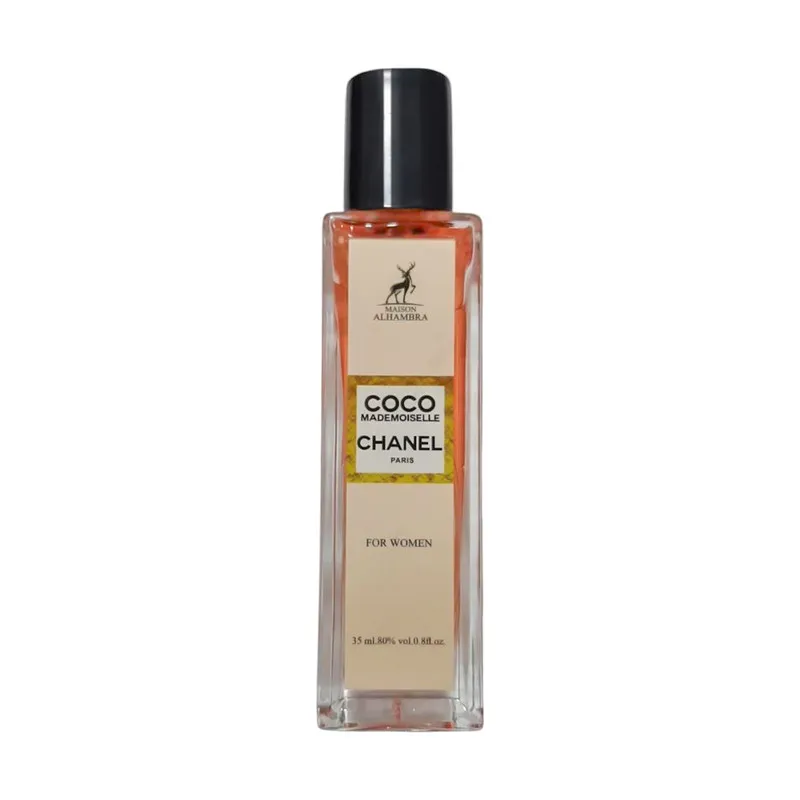 عطر جیبی زنانه الحمبرا مدل Chanel Coco Mademoiselle با رایحه خنک حجم 35 میلی لیتر - تصویر 2