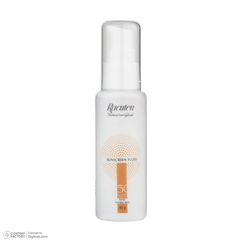 فلوئید ضد آفتاب رنگی راکوتن SPF 50 مدل 01 محافظ UVA/UVB/IR مناسب پوست چرب و مختلط وزن 50 گرم - تصویر 2