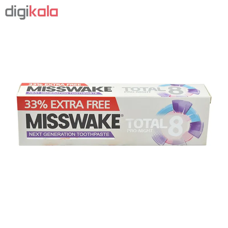 خمیر دندان میسویک مدل Total 8 حجم 100 میلی لیتر - تصویر 3
