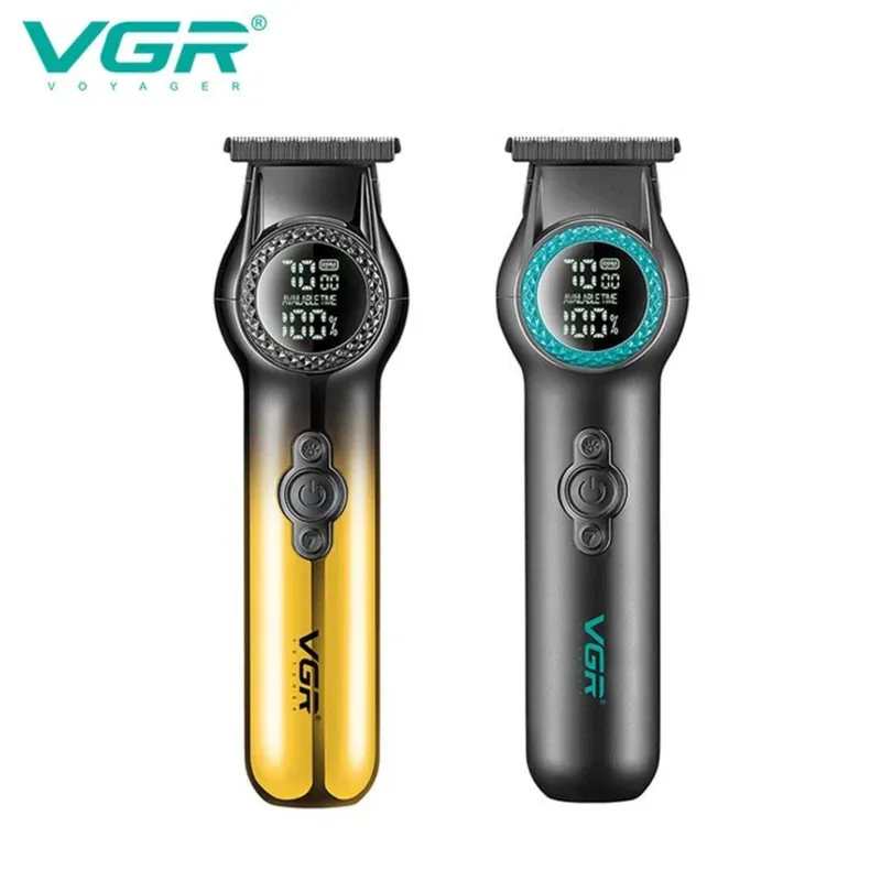 ماشین اصلاح موی سر و صورت شارژی وی جی ار مدل V-990(Gold) - تصویر 4