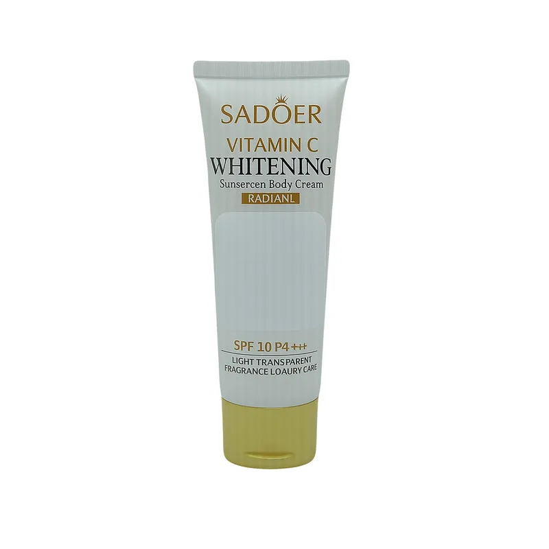کرم ضد آفتاب بدون رنگ بدن سادور spf20 مدل ویتامین سی محافظ UVA،UVB مناسب برای انواع پوست حجم 100 میلی لیتر - تصویر 2