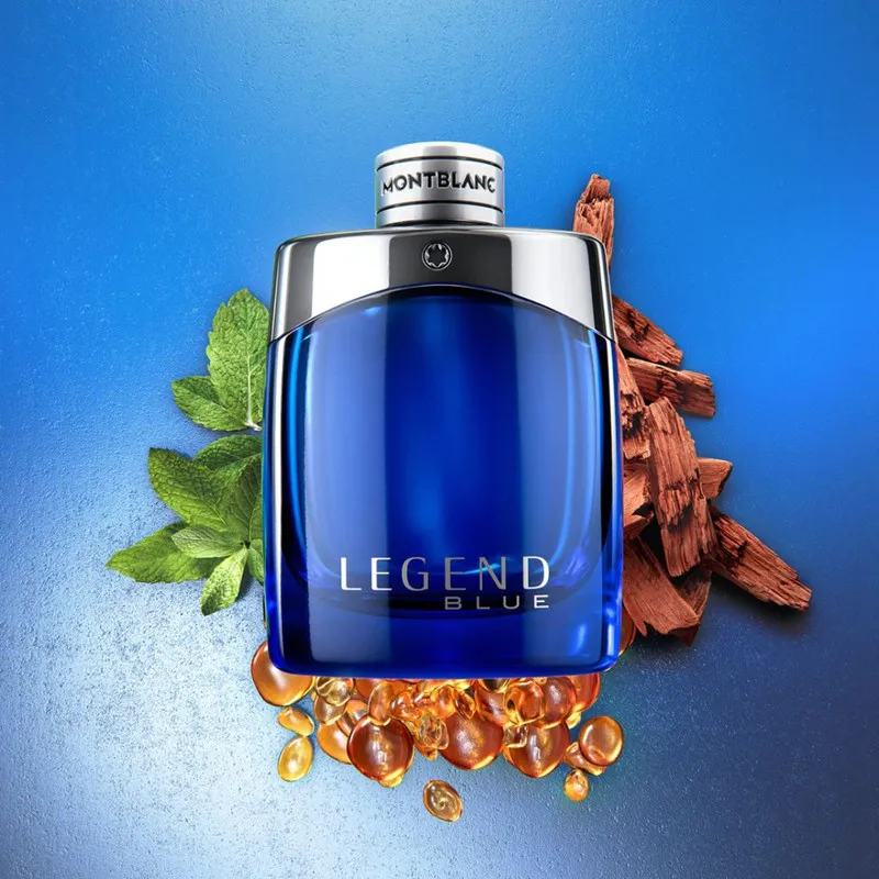 ادو پرفیوم مردانه مونت بلنک مدل Legend Blue با رایحه خنک حجم 100 میلی لیتر - تصویر 3
